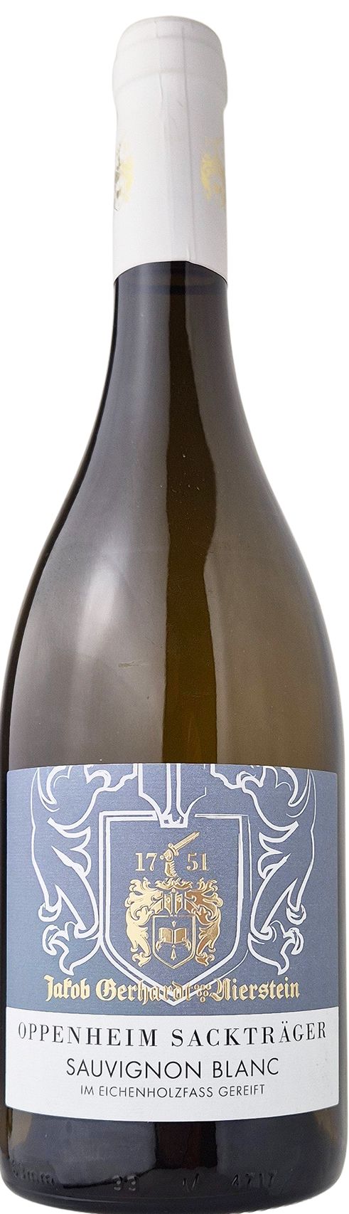 Oppenheim Sackträger Sauvignon Blanc Spätlese halbtrocken im Eichenholz gereift