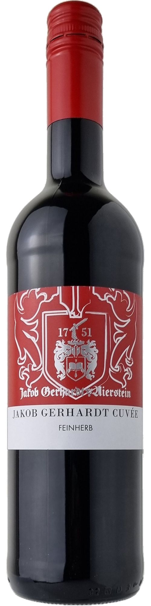 Jakob Gerhardt Rotwein Cuvée feinherb QW