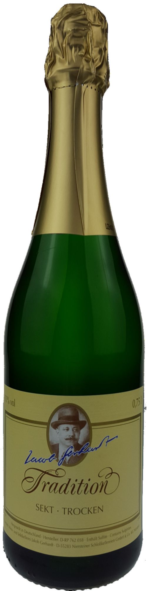 0,75l Sekt Jakob Gerhardt Tradition trocken