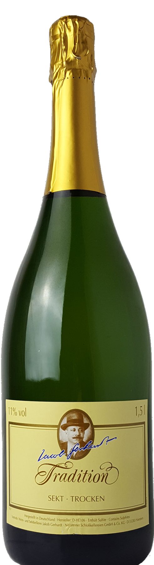 1,5l Sekt Jakob Gerhardt Tradition  trocken Magnum