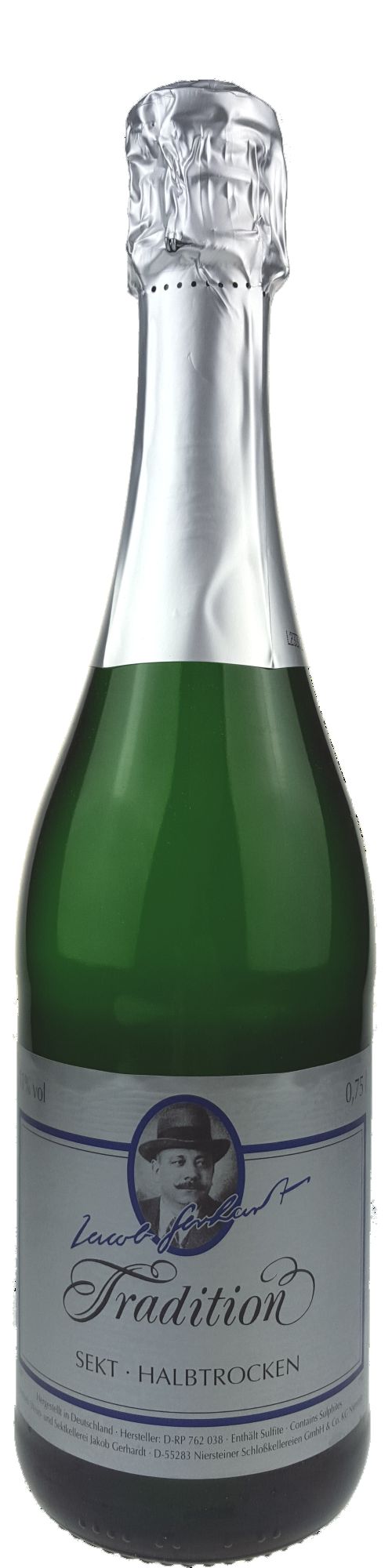 0,75l Sekt Jakob Gerhardt Tradition halbtrocken