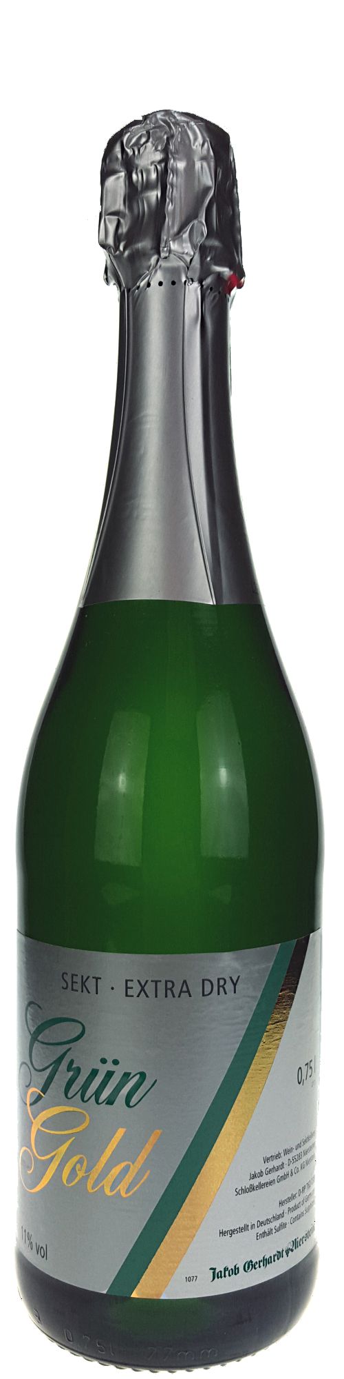 0,75l Sekt Grün-Gold extra dry