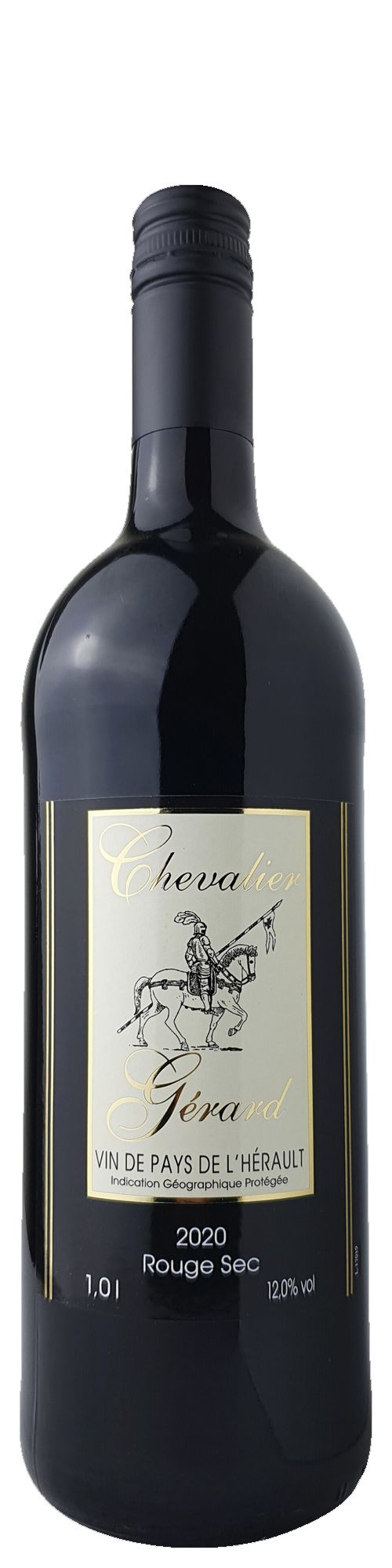 Chevalier Gerard Rouge Sec Vin de Pays de l´Herault trocken 1,0l