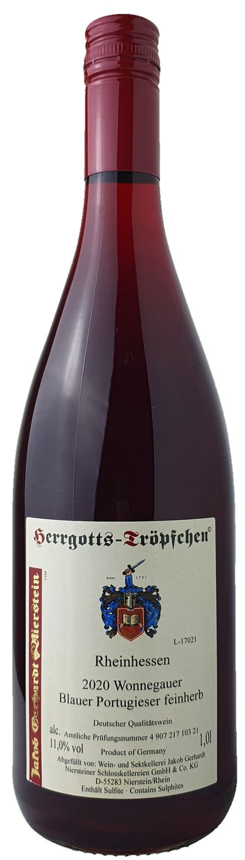 Wonnegauer Blauer Portugieser feinherb 1,0l