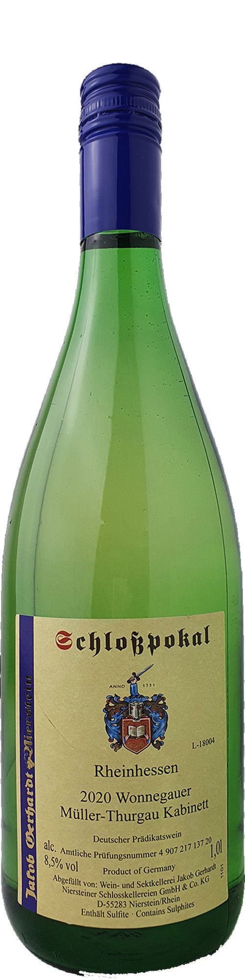 Wonnegauer Müller-Thurgau Kabinett Schlosspokal lieblich 1,0l