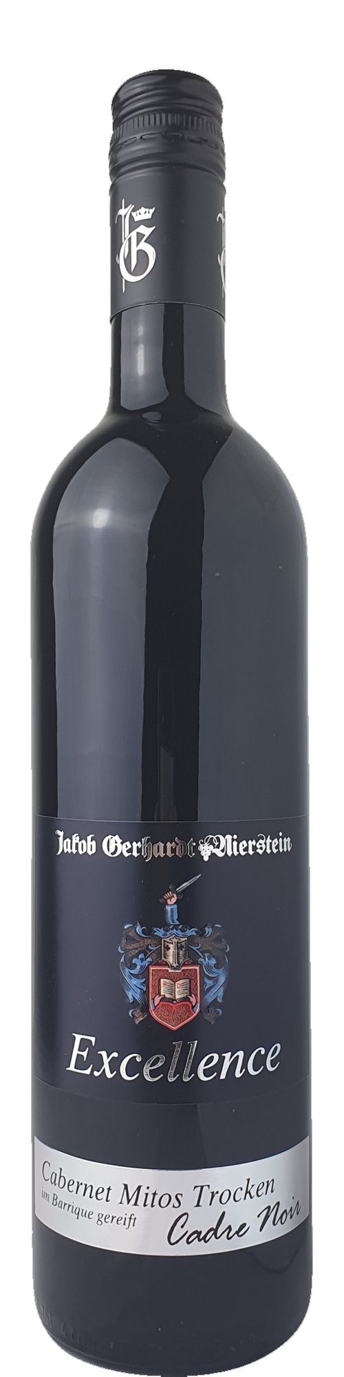 Excellence Cabernet Mitos QW Rotwein trocken im Barrique gereift - Cadre Noir -