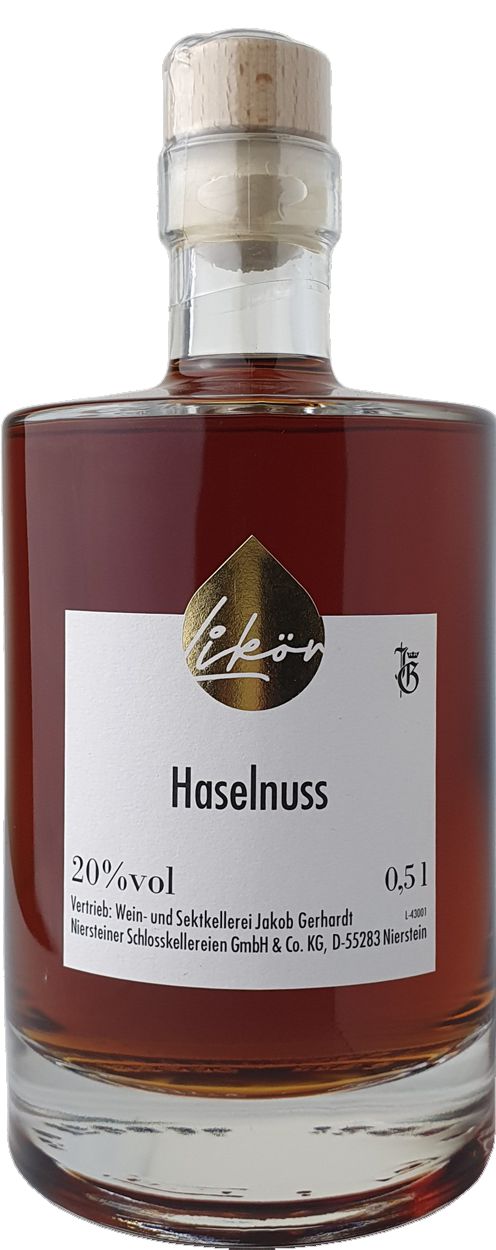 Haselnuss Likör 20% Vol.