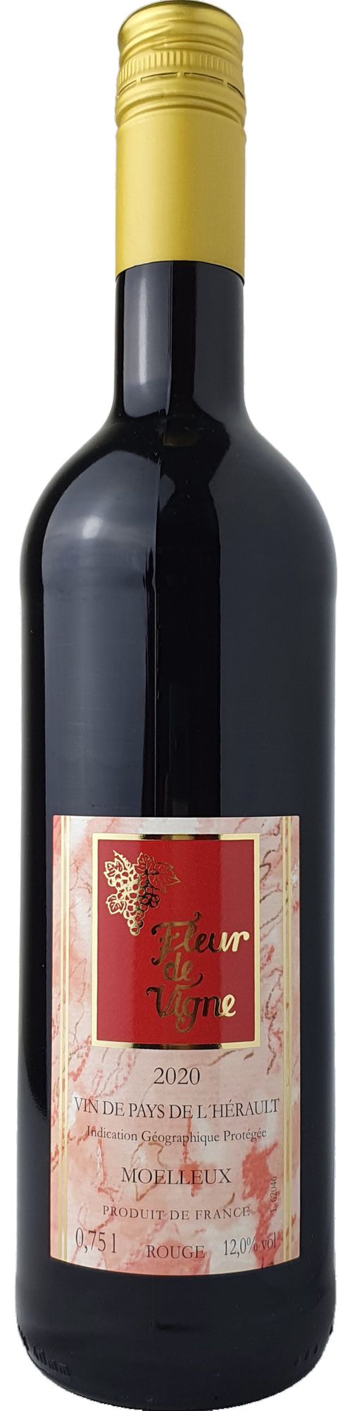 Fleur de Vigne Vin de Pays de L´Herault Rouge IGP