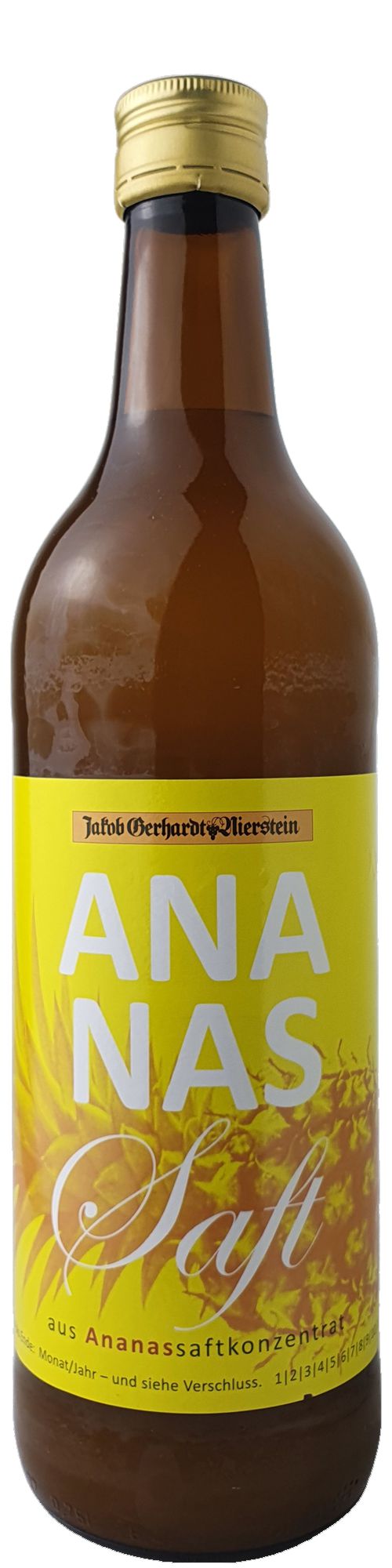 Jakob Gerhardt Ananassaft aus Ananassaftkonzentrat