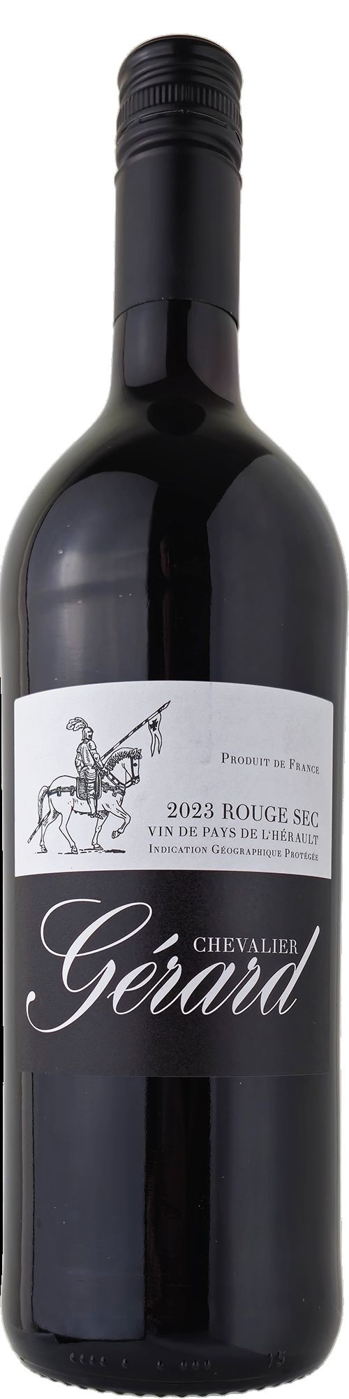 Chevalier Gerard Rouge Sec Vin de Pays de l´Herault trocken 1,0l