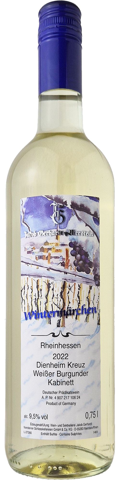 Oppenheim Herrenberg Sauvignon Blanc Spätlese - Wintermärchen -