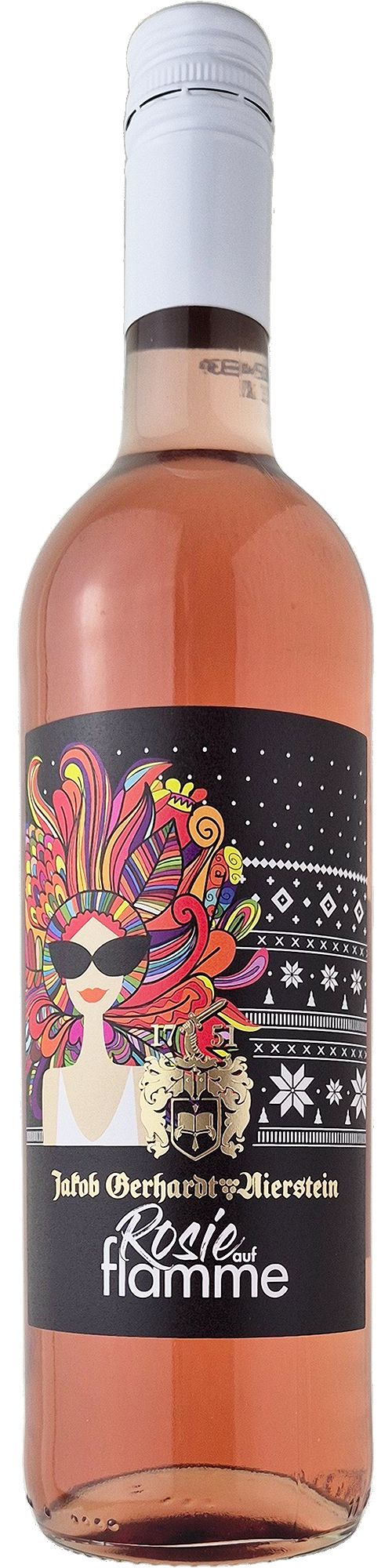 Rosie auf Flamme Rosé Glühwein