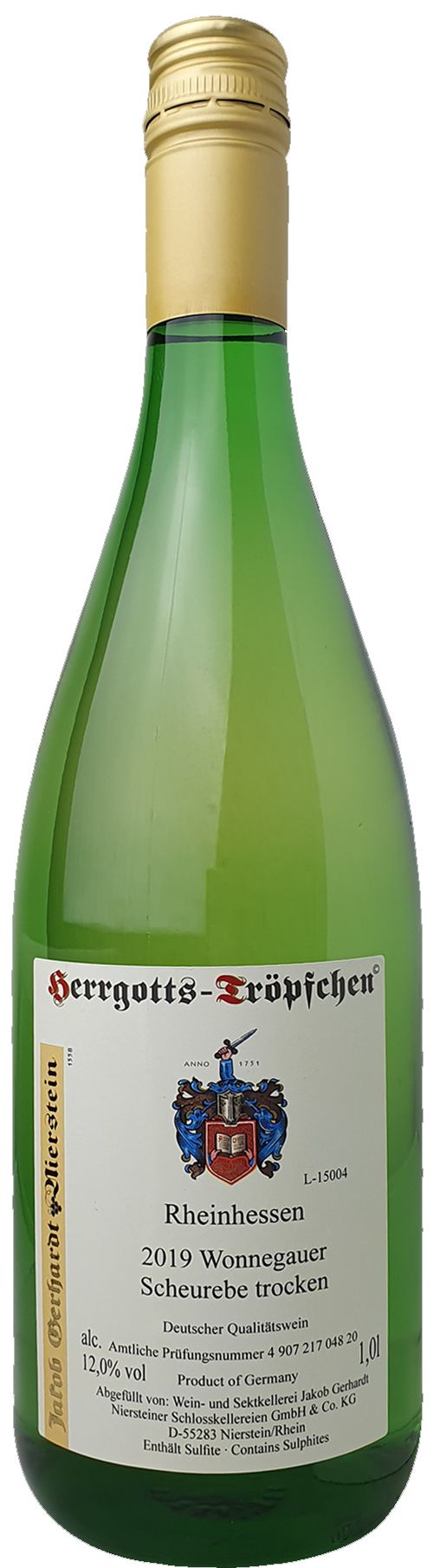 Scheurebe trocken Herrgotts-Tröpfchen 1,0l