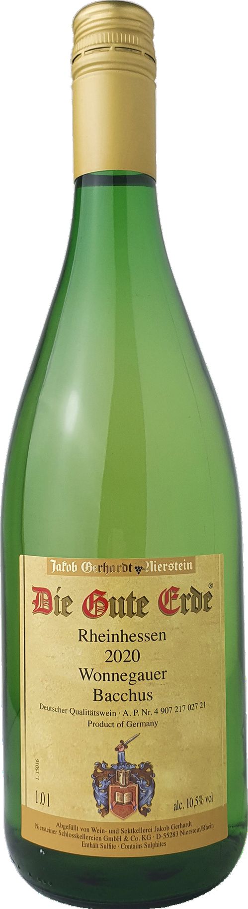 Bacchus QbA - Die Gute Erde - lieblich 1,0l – Weinagentur Steffen Reinwarth