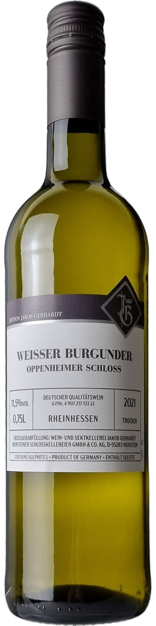 Oppenheimer Schloss Weisser Burgunder trocken