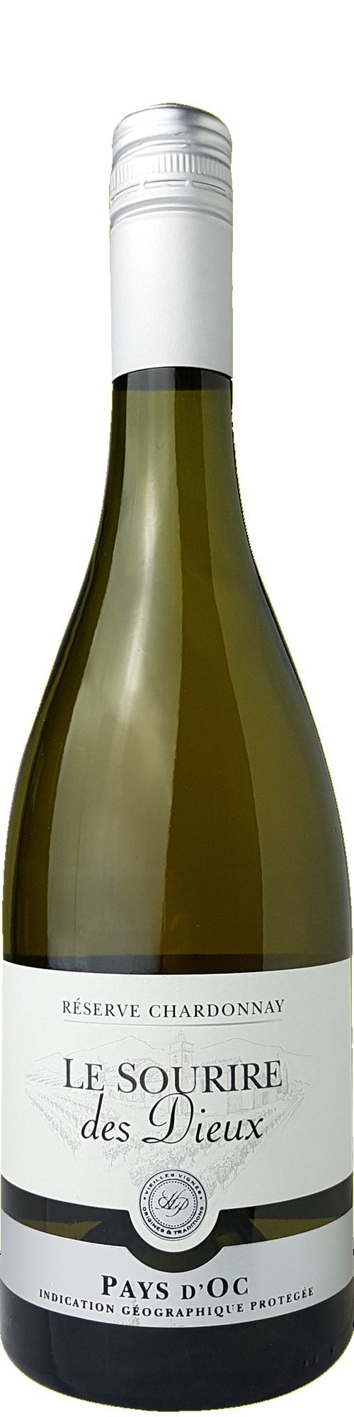 Le Sourire des Dieux Chardonnay Réserve Pays d' Oc IGP Vieilles Vignes